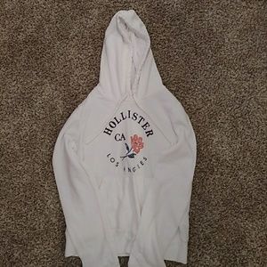 White Hollister sweatershirt